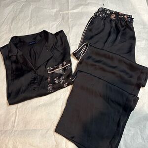 Apt. 9 Black Satin Sleepwear